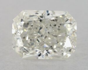 Natural 1.5 Carat J SI1 Radiant Diamond