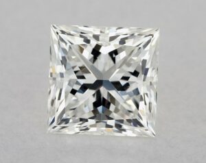 Natural 0.7 Carat H VVS2 Princess Diamond
