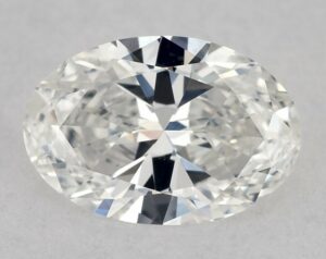 Natural 0.51 Carat F VS2 Oval Diamond