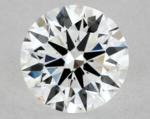 Natural 0.53 Carat D VVS2 Round Diamond