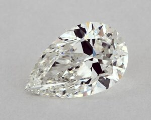 Natural 1.5 Carat H SI1 Pear Diamond