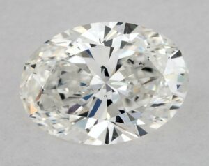 Natural 0.52 Carat G SI1 Oval Diamond