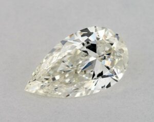 Natural 0.54 Carat L VVS1 Pear Diamond