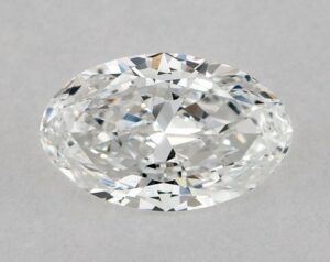 Natural 0.55 Carat E VS2 Oval Diamond
