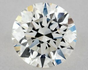 Natural 0.9 Carat I VVS2 Round Diamond