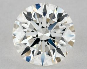 Natural 0.5 Carat H VVS1 Round Diamond