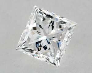 Natural 0.51 Carat D VVS1 Princess Diamond