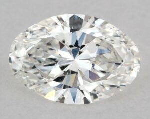 Natural 0.5 Carat G VS1 Oval Diamond