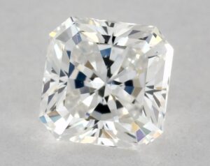 Natural 0.5 Carat E VS2 Radiant Diamond