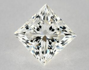 Natural 1.49 Carat J VVS2 Princess Diamond