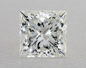 Natural 1.5 Carat H SI1 Princess Diamond