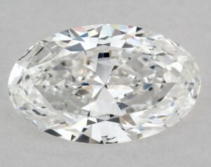 Natural 0.5 Carat E VS2 Oval Diamond