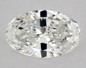 Natural 1 Carat G SI1 Oval Diamond