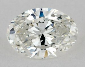 Natural 1 Carat G SI1 Oval Diamond