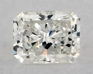 Natural 0.7 Carat H VS2 Radiant Diamond