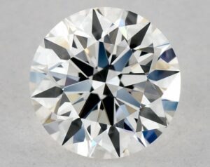 Natural 0.54 Carat F VVS1 Round Diamond