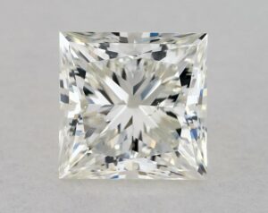 Natural 1 Carat L VS2 Princess Diamond