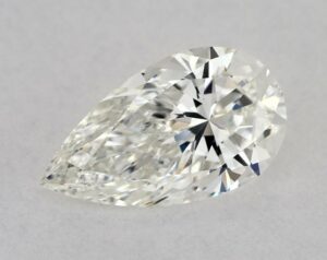Natural 0.57 Carat H VS2 Pear Diamond