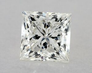 Natural 0.84 Carat I VVS1 Princess Diamond