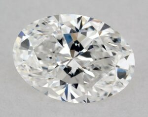 Natural 0.56 Carat D VVS1 Oval Diamond