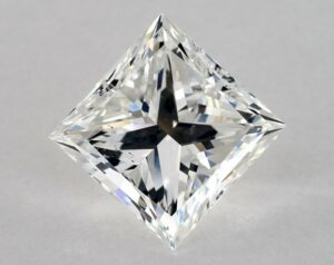 Natural 2 Carat H SI1 Princess Diamond