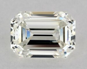 Natural 0.9 Carat J VVS2 Emerald Diamond