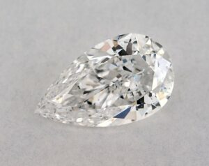 Natural 0.7 Carat D SI1 Pear Diamond