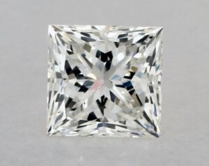 Natural 1.5 Carat H SI1 Princess Diamond
