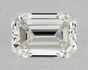 Natural 0.5 Carat F VVS1 Emerald Diamond