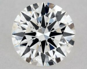 Natural 0.7 Carat F SI1 Round Diamond