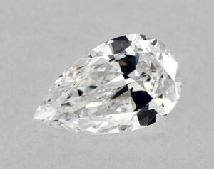 Natural 0.71 Carat D VVS2 Pear Diamond