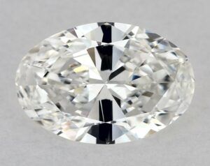 Natural 0.5 Carat F VS1 Oval Diamond