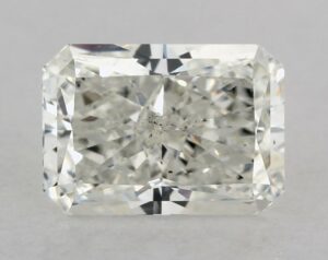 Natural 1 Carat H SI1 Radiant Diamond