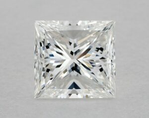 Natural 1.5 Carat F SI1 Princess Diamond