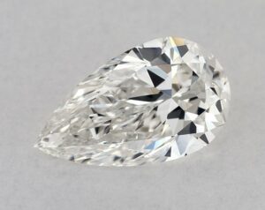 Natural 0.71 Carat F VS1 Pear Diamond
