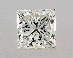 Natural 1.51 Carat K VVS2 Princess Diamond