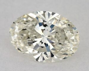 Natural 1 Carat K VS1 Oval Diamond
