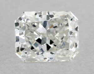 Natural 0.54 Carat H VVS1 Radiant Diamond