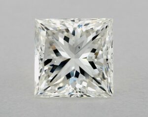 Natural 3.08 Carat I VS2 Princess Diamond