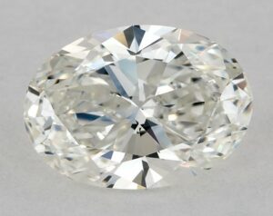 Natural 0.8 Carat H VVS1 Oval Diamond