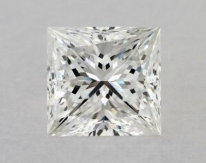 Natural 0.72 Carat F VS1 Princess Diamond