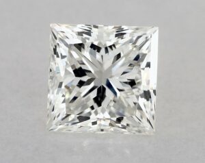 Natural 0.82 Carat I VVS1 Princess Diamond
