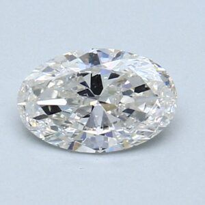 Natural 0.7 Carat H VVS2 Oval Diamond