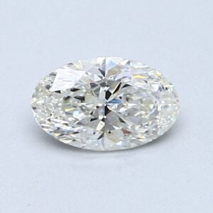 Natural 0.7 Carat I SI1 Oval Diamond