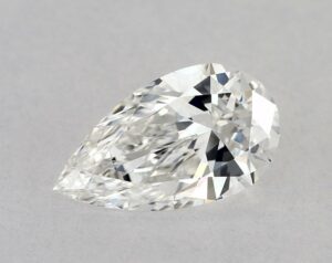 Natural 0.71 Carat F VS1 Pear Diamond