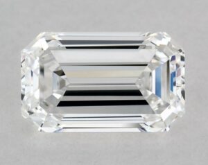 Natural 0.7 Carat D VVS2 Emerald Diamond