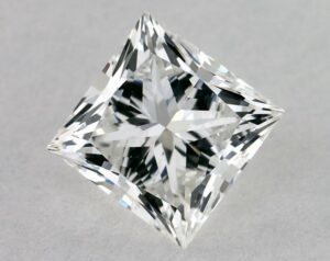 Natural 0.72 Carat G VVS2 Princess Diamond