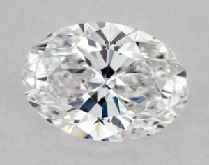 Natural 1 Carat D SI1 Oval Diamond
