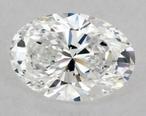 Natural 0.73 Carat D VVS1 Oval Diamond