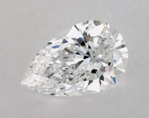 Natural 5.15 Carat D SI1 Pear Diamond